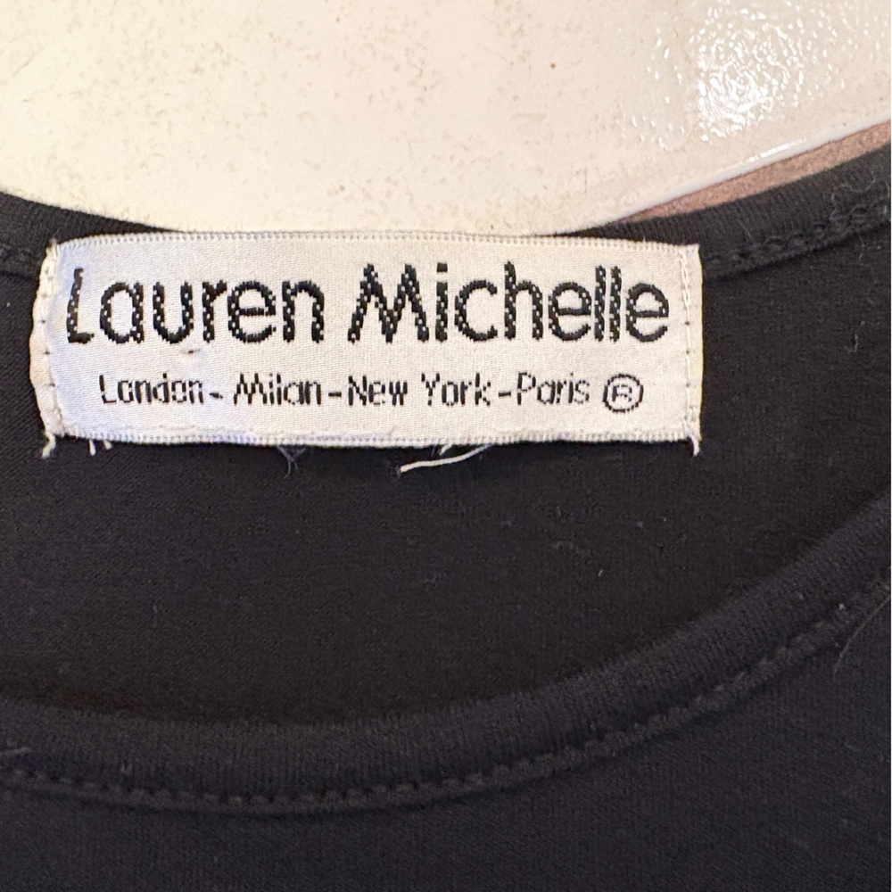 Lauren Michelle Little Black Dress Size L - Picture 7 of 8